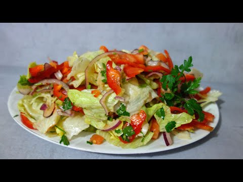 Sałata lodowa - prosty i orzeźwiający przepis