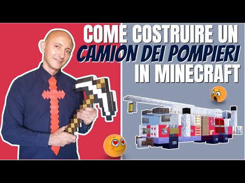 COME FARE UN CAMION DEI POMPIERI IN MINECRAFT NEL 2020