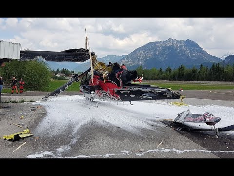 🚁🤦‍♀️ Cobra AH1 Crash von RedBull am Flugplatz Höfen