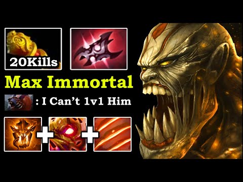EVEN URSA CAN'T STAND 1v1 Crazy Right Click Boss Lifestealer with Max Immortal Set 9K MMR DotA 2