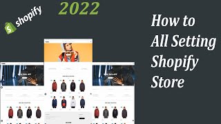 Shopify Settings Setup  | Shopify Store Settings | Shopify Settings Tutorial