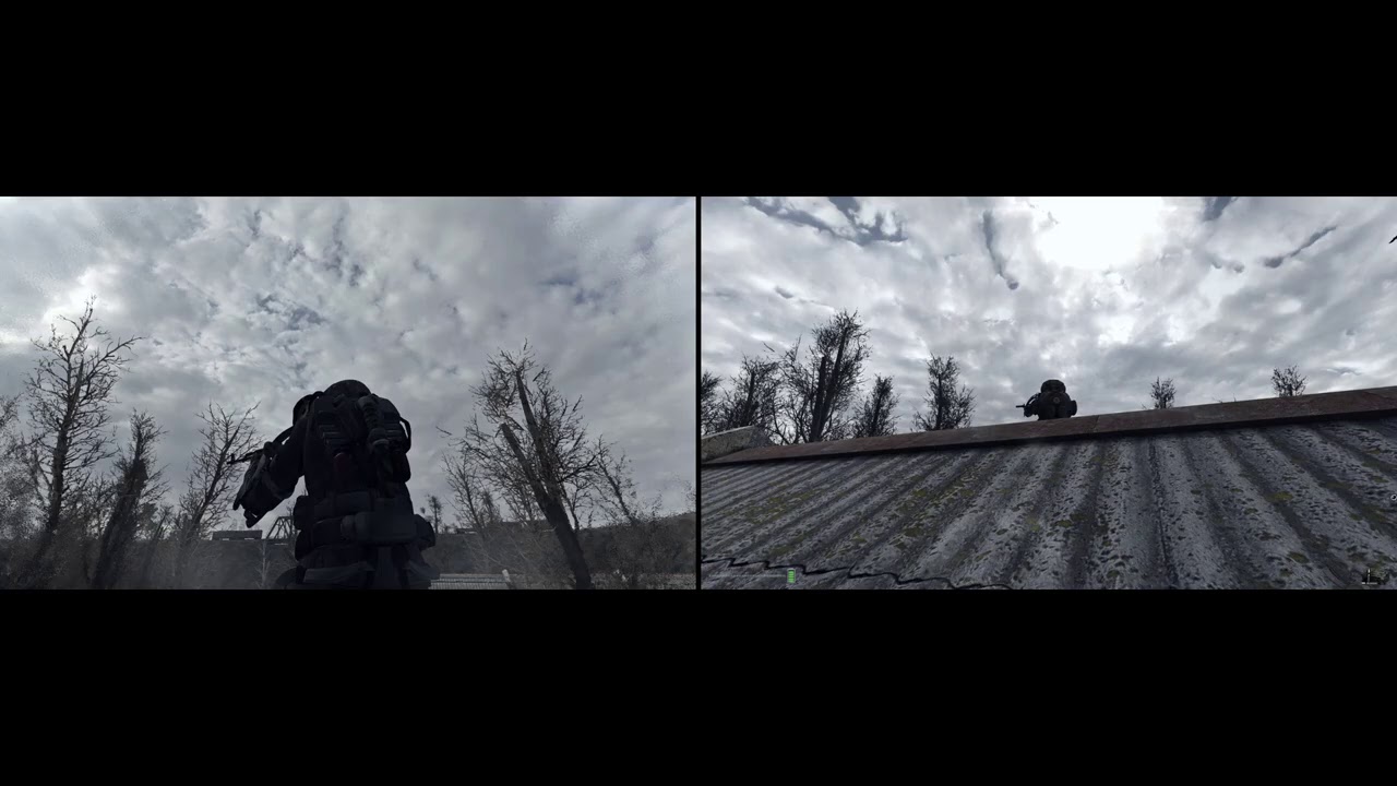 Stalker Anomaly vs A.R.E.A best autumn mods side by side comparison 4K | Max settings