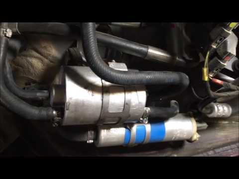 Mercedes S class W220 chassis fuel filter location