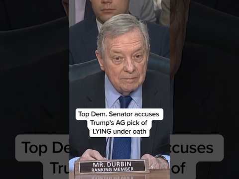 Top Dem. Senator accuses Trump's AG pick of  LYING under oath