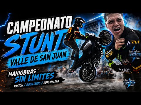 ¡Así se vivió el CAMPEONATO de STUNT en Valle de San Juan! 🔥🏍️