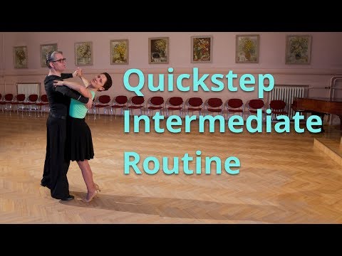 Quickstep Intermediate Dance Routine and Figures