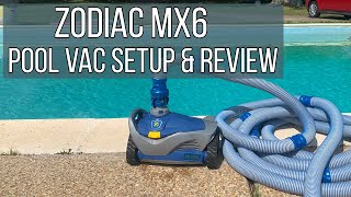 Zodiac MX6 Pool Vacuum Setup & Review (In-Ground Pool)  *AMAZING*
