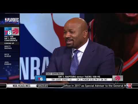 NBA GameTime Raptors defeat Philadelphia  Kawhi Dominates 76ers