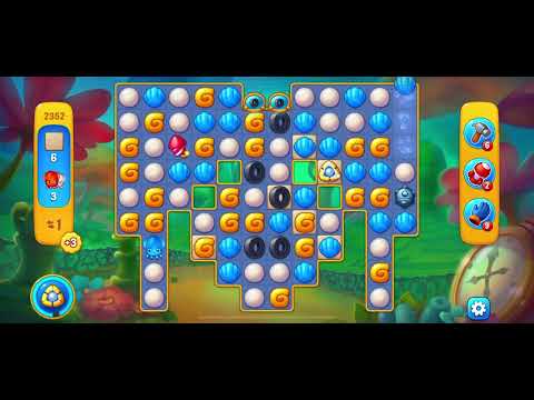 Fishdom 2352 - Hard Level (16 Moves)