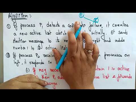 ring algorithm in distributed system | Lec 30 | Bhanu Priya