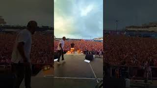 Lil man was in the pit keeping the energy up, had to invite him on stage.