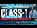SAP FICO S4HANA Class 1 SAP FICO S4HANA Training In Telugu SAP FICO Training In Telugu SAP FICO