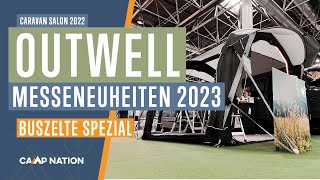 Caravan Salon 2022 | Outwell Messeneuheiten 2023 | BUSVORZELTE