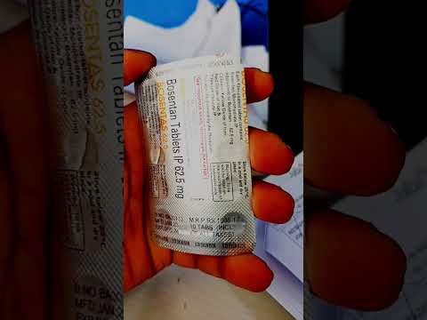 Bosentas 62.5 mg tablet, for personal