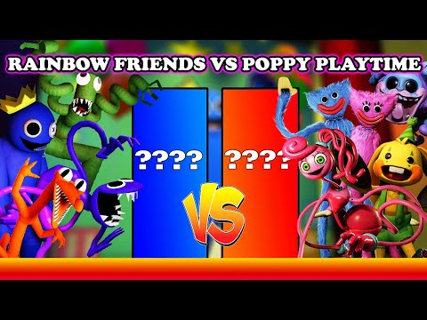 Rainbow Friends VS Poppy Playtime - Power Levels!