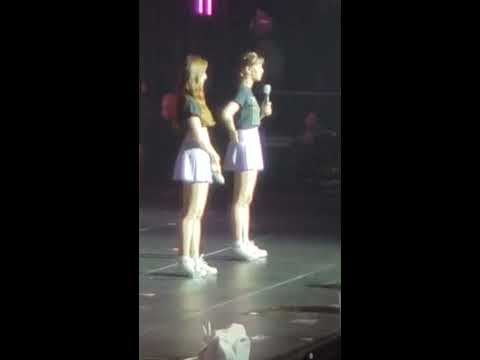 190723 Twice doing their best to speak English - Twice Lights World Tour 2019