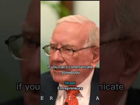 Communication skills are so important | Warren Buffett