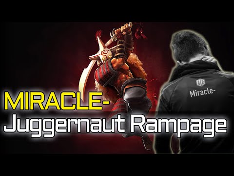 OG.Miracle Juggernaut RAMPAGE Dota 2