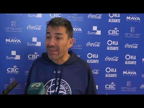 Rueda de prensa Gonzalo García de Vitoria, jornada 14 HLA Alicante Acunsa Gipuzkoa