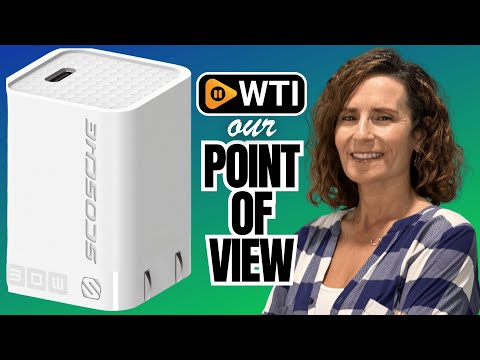 Scosche SHPDC30 Power Delivery 30W USB-C Home Wall Charger Block with Folding Plug - WTI product video review