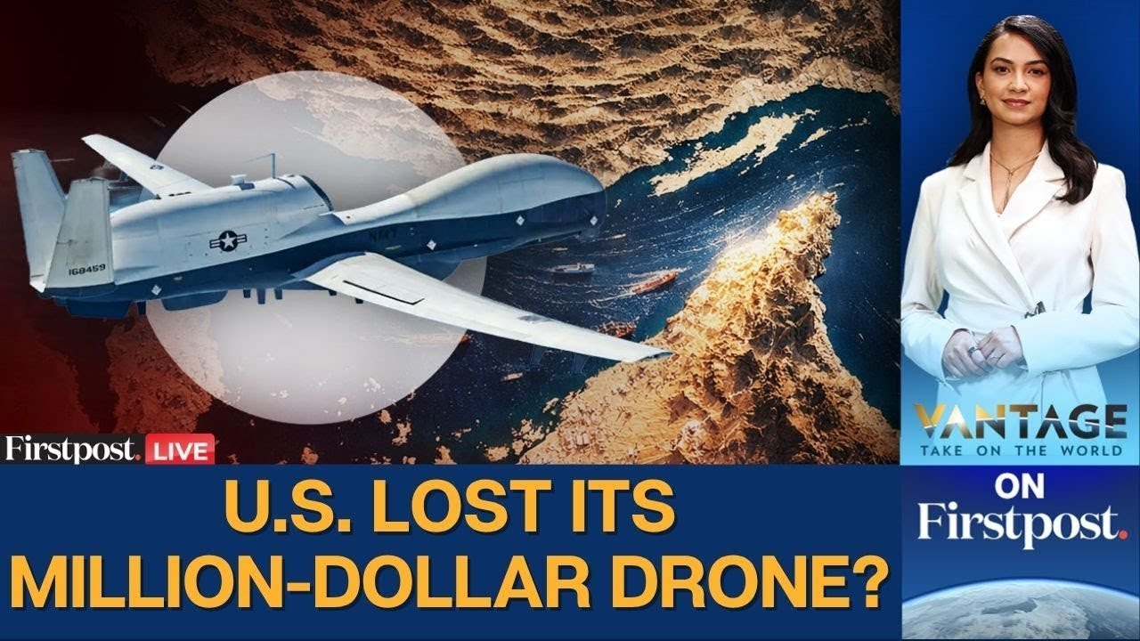 US Iran War LIVE: US Million Dollar Drone Disappears Over Hormuz Strait | Vantage on Firstpost