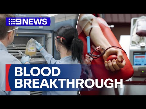 Extending the shelf life of blood platelets | 9 News Australia