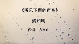 听见下雨的声音  魏如昀 Ting Jian Xia Yu De Sheng Yin