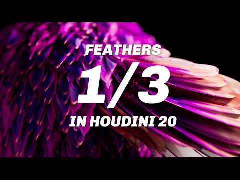 New In Houdini 20: Feathers 01 - Creating Feathers