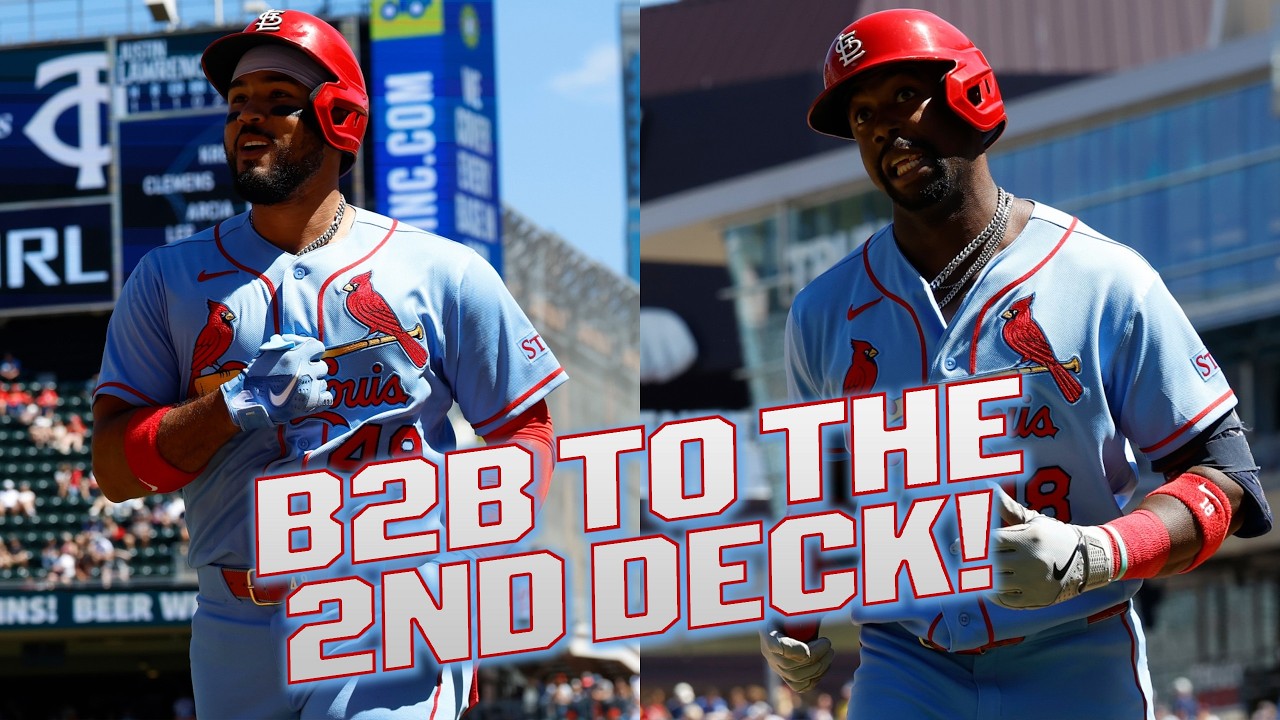 Jordan Walker goes BACK-TO-BACK with Iván Herrera to the SECOND DECK! 🔥 (454 feet for Walker! 😳)
