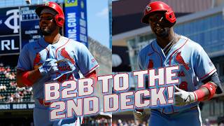 Jordan Walker goes BACK-TO-BACK with Iván Herrera to the SECOND DECK! ???? (454 feet for Walker! ????)