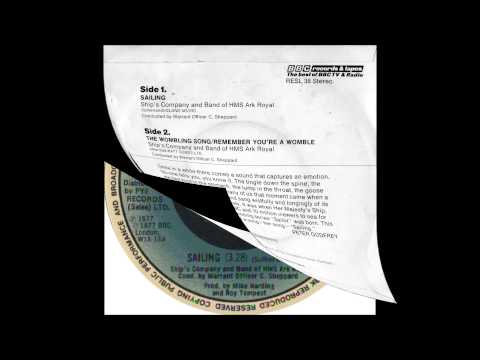 Ship's Company And Band Of H M S  Ark Royal Sailing