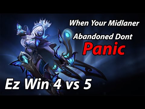 How To Play Drow Ranger Dota 2 | We Won 4 vs 5 | 17 6 15