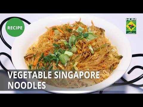 Vegetable Singapore Noodles Recipe | Food Diaries | Zarnak Sidhwa | Singaporean Food