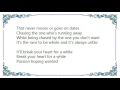 Bob Mould - Who Needs to Dream Lyrics
