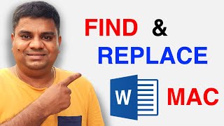 How to Find And Replace in Word - (MAC)