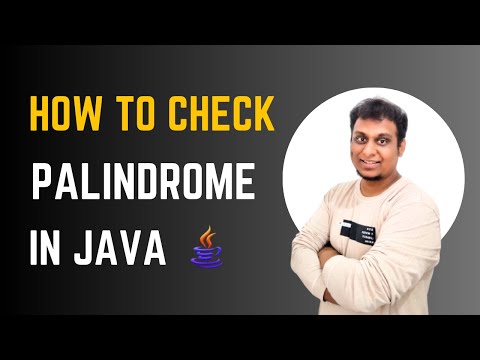 Java Program To Check If A Number Is A Palindrome Java Programming Tutorial