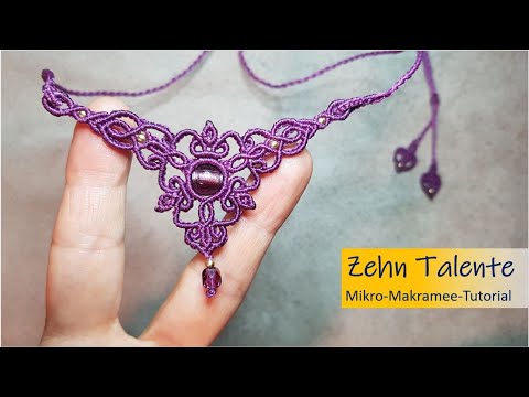 DIY macrame necklace Level 4; 06/2024