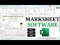 How To Make Combined Board Marksheet In Excel Matric Inter