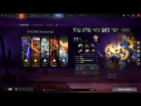 dota2sup fy Luna EHOME Immortal vs PSG LGD   -WESG2019