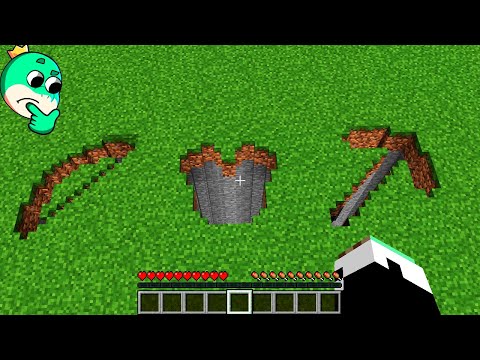 WHAT IS INSIDE THESE HOLES OF MINECRAFT ITEMS?😈🕳 minecraft cursed