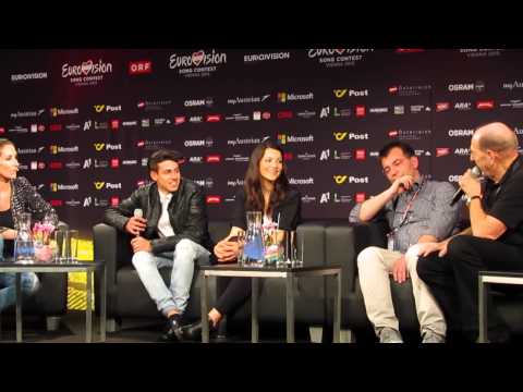 ESCKAZ in Vienna: Anita Simoncini & Michele Perniola (San Marino) meet & greet