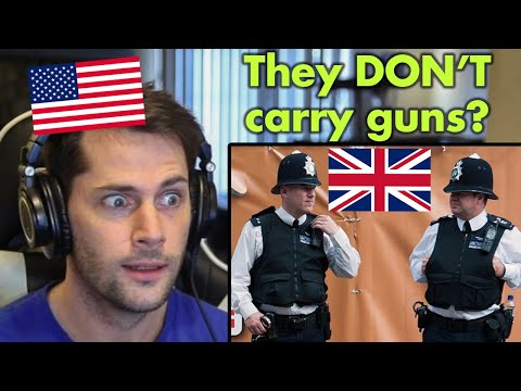American Reacts to British Police vs. American Police