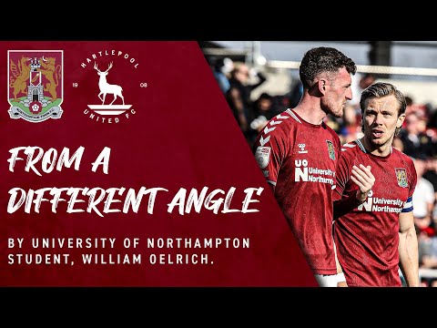 FROM A DIFFERENT ANGLE: Will Oelrich looks back at Northampton Town 2 Hartlepool United 0