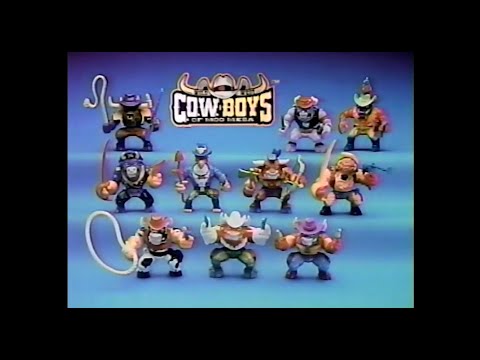 Wild West C.O.W.  Boys of Moo Mesa: Action Figures (Hasbro commercial, March 1993)