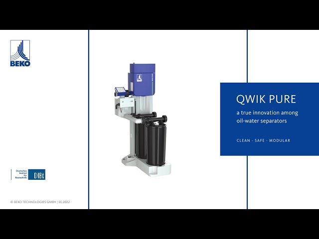 The first active oil-water separator: safe, clean, modular