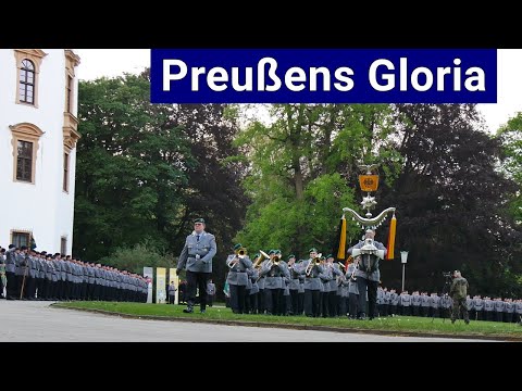 Ausmarsch Ehrenformation FA/UA-Btl 2 mit Preußens Gloria - HMK Kassel bei Vereidigung in Celle