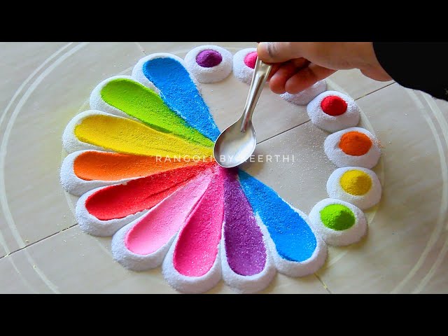 Simple rangoli design by keerthi