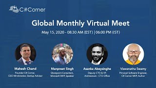 C# Corner Global Monthly Virtual Meet - May 2020