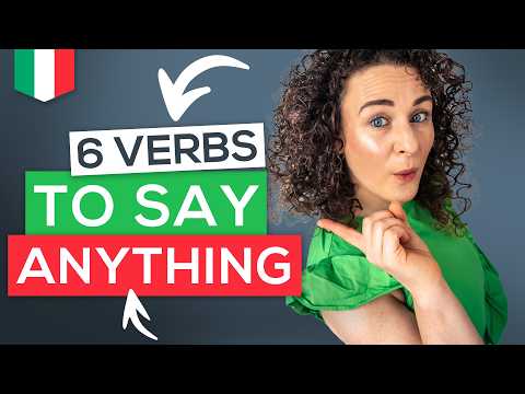 The ONLY 6 Italian Verbs You Need to Speak Italian 🇮🇹 (FREE PDF Cheat-Sheet)