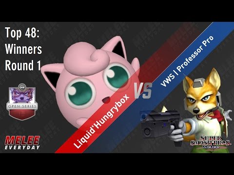 UGC Smash Open - Liquid ' Hungrybox (Jigglypuff) vs. VWS | Professor Pro (Fox) - SSBM - Top 48, WR1